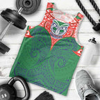 Personalized New Zealand Warriors Men Tank Top Polynesian Tribal Pattern Style