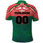 Personalized New Zealand Warriors Polo Shirt Polynesian Tribal Pattern Style