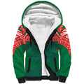 Personalized New Zealand Warriors Sherpa Hoodie Polynesian Tribal Pattern Style