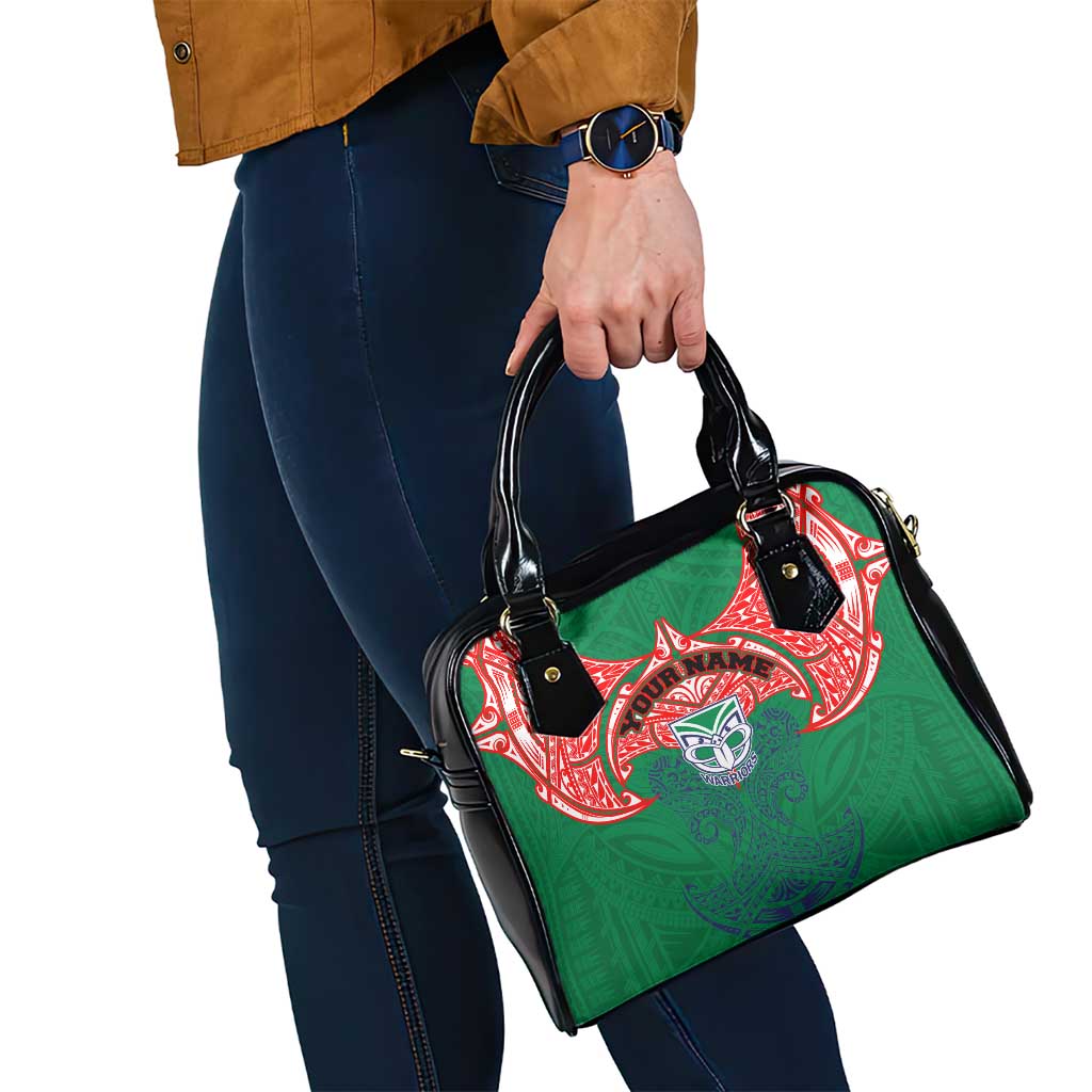 Personalized New Zealand Warriors Shoulder Handbag Polynesian Tribal Pattern Style