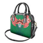 Personalized New Zealand Warriors Shoulder Handbag Polynesian Tribal Pattern Style