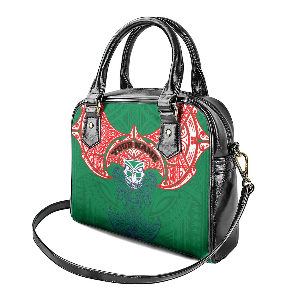 Personalized New Zealand Warriors Shoulder Handbag Polynesian Tribal Pattern Style