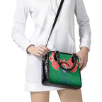 Personalized New Zealand Warriors Shoulder Handbag Polynesian Tribal Pattern Style