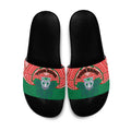 Personalized New Zealand Warriors Slide Sandals Polynesian Tribal Pattern Style