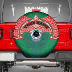 Personalized New Zealand Warriors Spare Tire Cover Polynesian Tribal Pattern Style