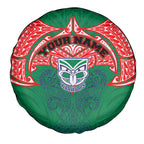 Personalized New Zealand Warriors Spare Tire Cover Polynesian Tribal Pattern Style