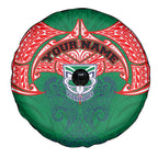 Personalized New Zealand Warriors Spare Tire Cover Polynesian Tribal Pattern Style