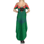 Personalized New Zealand Warriors Summer Maxi Dress Polynesian Tribal Pattern Style