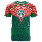 Personalized New Zealand Warriors T Shirt Polynesian Tribal Pattern Style