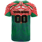 Personalized New Zealand Warriors T Shirt Polynesian Tribal Pattern Style