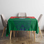 Personalized New Zealand Warriors Tablecloth Polynesian Tribal Pattern Style