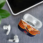 Personalized Adelaide Crows AirPods Case Polynesian Tribal Pattern Heritage Football