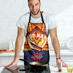 Personalized Adelaide Crows Apron Polynesian Tribal Pattern Heritage Football