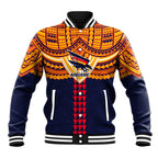 Personalized Adelaide Crows Baseball Jacket Polynesian Tribal Pattern Heritage Football