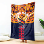 Personalized Adelaide Crows Blanket Polynesian Tribal Pattern Heritage Football