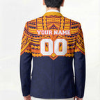 Personalized Adelaide Crows Blazer Polynesian Tribal Pattern Heritage Football