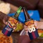 Personalized Adelaide Crows 4 in 1 Can Cooler Tumbler Polynesian Tribal Pattern Heritage Football