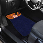 Personalized Adelaide Crows Car Mats Polynesian Tribal Pattern Heritage Football