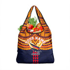 Personalized Adelaide Crows Grocery Bag Polynesian Tribal Pattern Heritage Football