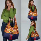 Personalized Adelaide Crows Grocery Bag Polynesian Tribal Pattern Heritage Football