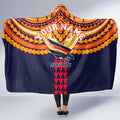 Personalized Adelaide Crows Hooded Blanket Polynesian Tribal Pattern Heritage Football