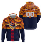 Personalized Adelaide Crows Hoodie Polynesian Tribal Pattern Heritage Football