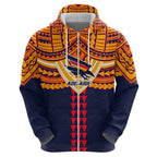 Personalized Adelaide Crows Hoodie Polynesian Tribal Pattern Heritage Football