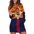 Personalized Adelaide Crows Hoodie Dress Polynesian Tribal Pattern Heritage Football