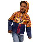 Personalized Adelaide Crows Kid Hoodie Polynesian Tribal Pattern Heritage Football