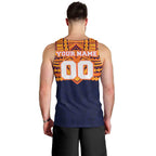Personalized Adelaide Crows Men Tank Top Polynesian Tribal Pattern Heritage Football
