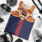 Personalized Adelaide Crows Men Tank Top Polynesian Tribal Pattern Heritage Football