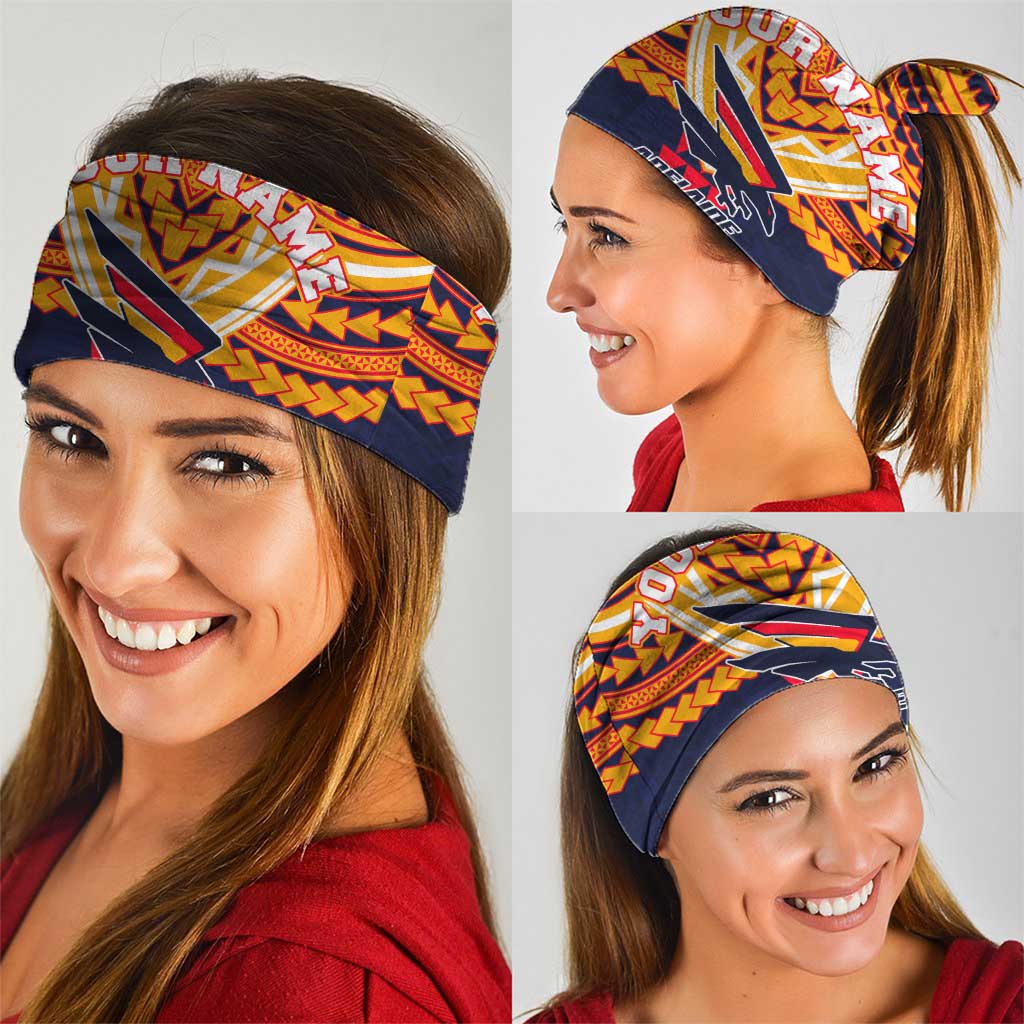 Personalized Adelaide Crows Neck Gaiter Polynesian Tribal Pattern Heritage Football