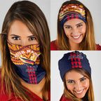 Personalized Adelaide Crows Neck Gaiter Polynesian Tribal Pattern Heritage Football