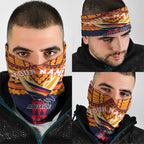 Personalized Adelaide Crows Neck Gaiter Polynesian Tribal Pattern Heritage Football