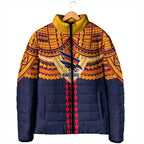 Personalized Adelaide Crows Padded Jacket Polynesian Tribal Pattern Heritage Football