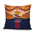Personalized Adelaide Crows Pillow Cover Polynesian Tribal Pattern Heritage Football