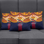 Personalized Adelaide Crows Pillow Cover Polynesian Tribal Pattern Heritage Football
