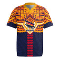 Personalized Adelaide Crows Rugby Jersey Polynesian Tribal Pattern Heritage Football
