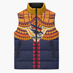 Personalized Adelaide Crows Sleeveless Puffer Jacket Polynesian Tribal Pattern Heritage Football