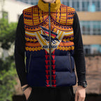 Personalized Adelaide Crows Sleeveless Puffer Jacket Polynesian Tribal Pattern Heritage Football