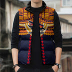 Personalized Adelaide Crows Sleeveless Puffer Jacket Polynesian Tribal Pattern Heritage Football