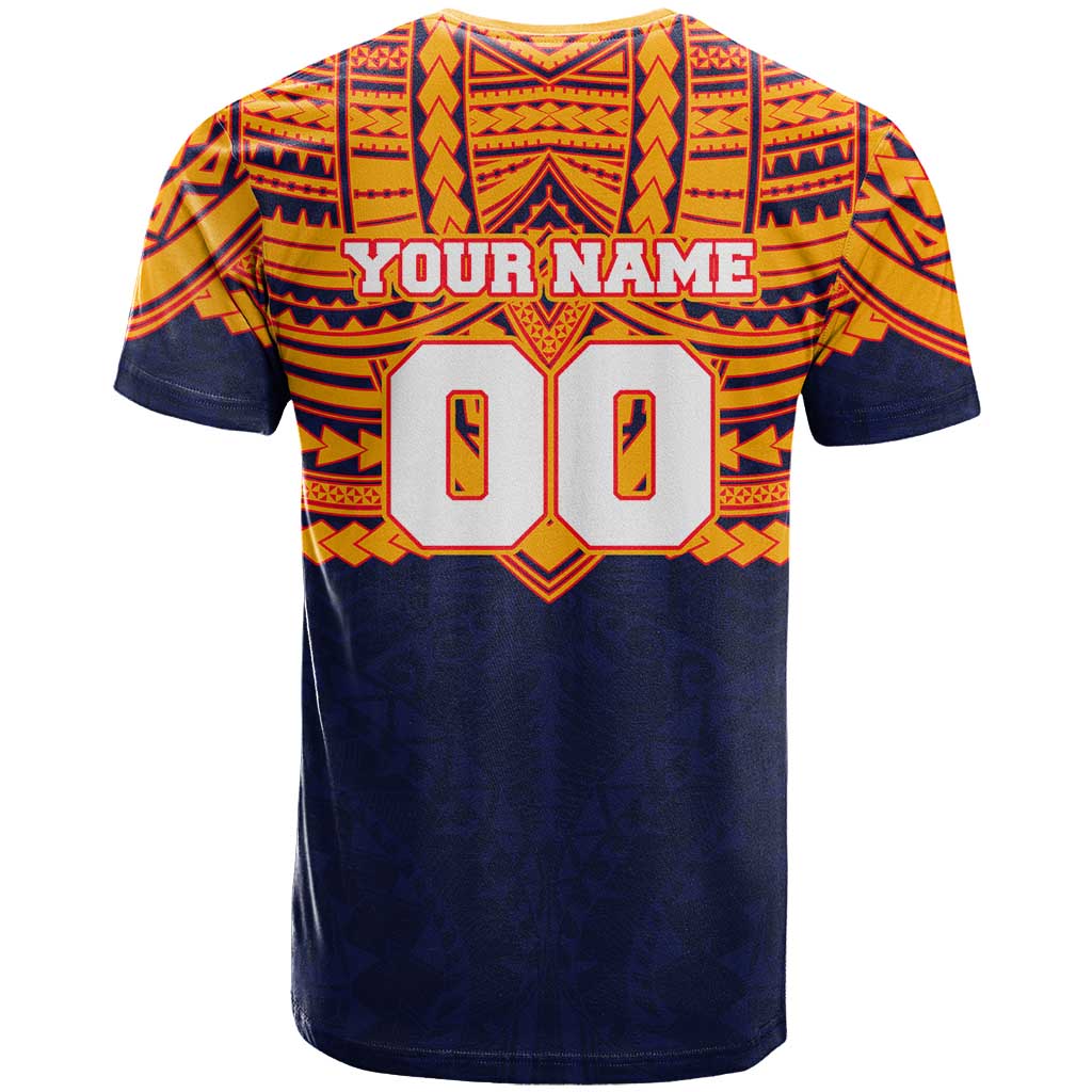 Personalized Adelaide Crows T Shirt Polynesian Tribal Pattern Heritage Football