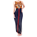 Personalized Adelaide Crows Tank Maxi Dress Polynesian Tribal Pattern Heritage Football