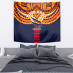 Personalized Adelaide Crows Tapestry Polynesian Tribal Pattern Heritage Football