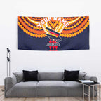 Personalized Adelaide Crows Tapestry Polynesian Tribal Pattern Heritage Football