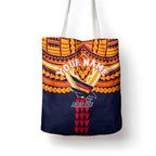Personalized Adelaide Crows Tote Bag Polynesian Tribal Pattern Heritage Football