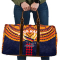 Personalized Adelaide Crows Travel Bag Polynesian Tribal Pattern Heritage Football