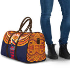 Personalized Adelaide Crows Travel Bag Polynesian Tribal Pattern Heritage Football