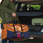 Personalized Adelaide Crows Travel Bag Polynesian Tribal Pattern Heritage Football