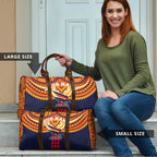 Personalized Adelaide Crows Travel Bag Polynesian Tribal Pattern Heritage Football